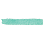 Rubbermaid Commercial Wand Duster Replacement - Green - MicroFiber - 0.8in Height x 3.2in Width x 22.7in Length - 1 Each