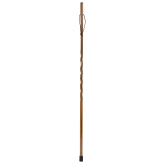 Brazos Walking Sticks Twisted Trekker Oak Walking Stick, 48in, Brown