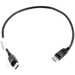 Lenovo 0.5 Meter DisplayPort To DisplayPort Cable - 1.64 ft DisplayPort A/V Cable for Audio/Video Device, Monitor - First End: 1 x 20-pin DisplayPort 1.2 Digital Audio/Video - Male - Second End: 1 x 20-pin DisplayPort 1.2 Digital Audio/Video - Male