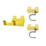 Rubbermaid 3-Piece Hook Value Kit, Yellow