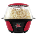 West Bend Stir Crazy Popcorn Maker, 10-3/16in x 11-1/16in x 12-1/4in, Red