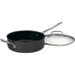 Cuisinart Chef's Classic Hard-Anodized Non-Stick Saute Pan, 3.5 Qt, Gray