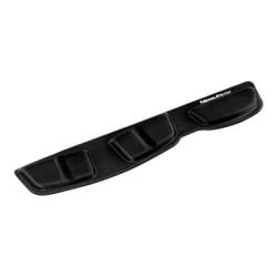 Fellowes Keyboard Palm Support with Microban Protection - 0.6in x 18.3in x 3.4in Dimension - Black - Memory Foam, Jersey Cover