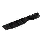 Fellowes Keyboard Palm Support with Microban Protection - 0.6in x 18.3in x 3.4in Dimension - Black - Memory Foam, Jersey Cover