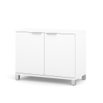 Bestar Pro-Linea 36inW Low Storage Cabinet, White