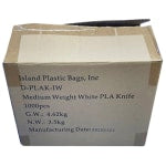 Ohanaware Disposable Cutlery, Knives, White, Pack Of 1,000 Forks