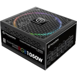 Thermaltake Toughpower Grand TPG-1050AH3FCP Power Supply - Internal - 120 V AC, 230 V AC Input - 3.3 V DC @ 22 A, 5 V DC @ 22 A, 12 V DC @ 83.83 A, 12 V DC @ 300 mA, 5 V DC @ 3 A Output - 1050 W - 1 +12V Rails - 1 Fan(s)  - 92% Efficiency