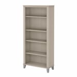 Bush Business Furniture Somerset 66inH 5-Shelf Bookcase, Sand Oak, Standard Delivery