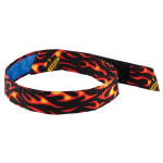 Ergodyne Chill-Its 6705CT PVA Evaporative Cooling Bandanas, Flames, Pack Of 6 Bandanas