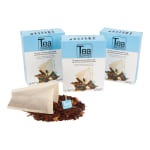 Tea Squared Paper Tea Bag Filters, Natural, 100 Filters Per Box, Pack Of 12 Boxes