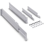 CyberPower CP2RAIL02 4-Post Rack Mount Rail Kit - Silver 5YR Warranty - Hardware & Accessories