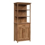 Sauder Coral Cape 67inH 5-Shelf Bookcase With Doors, Sindoori Mango