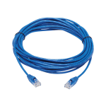 Tripp Lite Cat6a 10G Snagless Molded Slim UTP Network Patch Cable (M/M), Blue, 25 ft. - First End: 1 x RJ-45 Male Network - Second End: 1 x RJ-45 Male Network - 10 Gbit/s - Patch Cable - Gold Plated Contact - 28 AWG - Blue