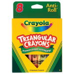 Crayola Triangular Crayons, Box Of 8