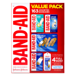 Band-aid Value Pack, Assorted Sizes, Pack Of 163 Bandages