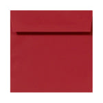 LUX Square Envelopes, 5 1/2in x 5 1/2in, Peel & Press Closure, Ruby Red, Pack Of 250