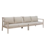 Linon Lascher Outdoor Loveseats, Natural/Beige, Set Of 2 Loveseats