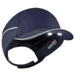 Ergodyne Skullerz 8965 Lightweight Bump Cap Hat With LED Lighting, Short Brim, Navy