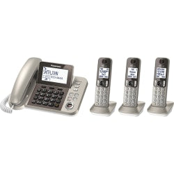 Panasonic DECT 6.0 Expandable Cordless Phone With Digital Answering Machine, KX-TGF353N