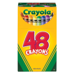 Crayola Crayons, Standard Size, Assorted Colors, Box Of 48 Crayons