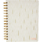 Russell & Hazel Spiral Bookcloth Notebook, A5, Gold