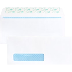 Business Source Security Tint Window Envelopes - Business - #10 - 9 1/2in Width x 4 1/8in Length - Peel & Seal - Wove - 500 / Box - White