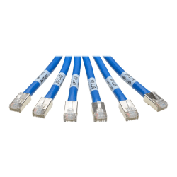 Tripp Lite 10ft Augmented Cat6 Cat6a Pre-Terminated Copper Trunk Bundle 6xRJ45 M/M 10ft - 10 ft - Blue