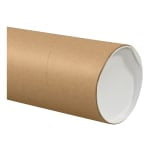 Partners Brand Jumbo Mailing Tubes, 6in x 30in, Kraft, Case Of 10 Tubes