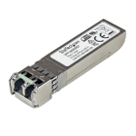 StarTech.com 10GBASE-SR MSA Compliant SFP+ Module - LC Connector - Fiber SFP+ Transceiver - Lifetime Warranty - 10 Gbps - Max. Transfer Distance 300 m (984 ft) - 10GBase-SR fiber transceiver adds reliable 10Gb over fiber - StarTech.com lifetime warranty