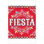 Amscan Cinco de Mayo Picado de Papal Tablecloths, 54in x 102in, Red, Pack Of 2 Tablecloths