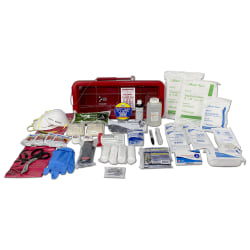 Ready America Bleed Control Trauma Management Station, Red