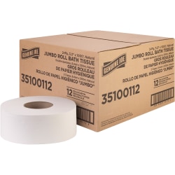 SofPull Mini High-Capacity Centerpull 2-Ply Toilet Paper, 100% Recycled, 500 Sheets Per Roll, Pack Of 16 Rolls