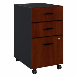 Bush Business Furniture Office Advantage 20-1/6inD Vertical 3-Drawer Mobile File Cabinet, Slate, Delivery