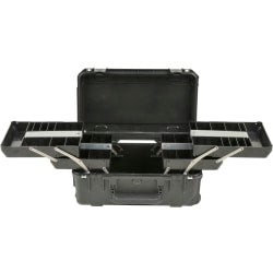 SKB Cases iSeries Protective Case Tech Box With Dual Trays, 20-1/2in x 11-1/2in x 7-1/2in, Black