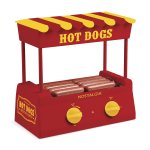 Nostalgia Hot Dog Roller/Bun Warmer, 14inH x 8-3/4inW x 14-1/4inD