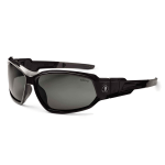 Ergodyne Skullerz Safety Glasses, Loki, Black Frame Smoke Lens