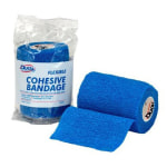 First Aid Only Self-Adhering Wrap, 3in x 24in, Blue