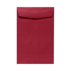 LUX Open-End 10in x 13in Envelopes, Peel & Press Closure, Garnet Red, Pack Of 500