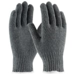 PIP Cotton/Polyester Gloves, 9in, X-Large, Gray, Pack Of 12 Pairs