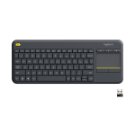 Logitech K400 Plus Wireless Touch Keyboard, Black, 920-007119