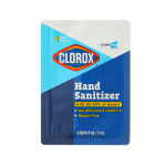 Clorox Pro Single-Use Hand Sanitizer Gel, 0.067 Oz (2 ml), 100 Per Box, Case Of 12 Boxes