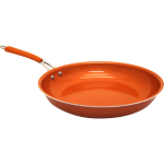 Starfrit EcoCopper - 11in (28cm) Fry Pan - Frying, Cooking - Dishwasher Safe - Oven Safe - 11in Frying Pan - Copper - Metallic