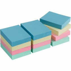 Post-it Super Sticky Notes, 4 in x 4 in, 6 Pads, 90 Sheets/Pad, 2x the Sticking Power, Energy Boost Collection, Lined