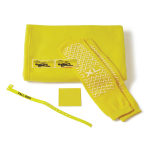 Medline Fall Prevention Kits With Blankets, Yellow, Pack Of 20