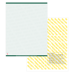 Medicaid-Compliant High-Security Perforated Laser Prescription Forms, Full Sheet, 1-Up, 8-1/2in x 11in, Green, Pack Of 5,000 Sheets