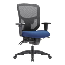 Boss Office Products Box-Arm Guest Chair, Black/Mahogany