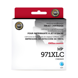 Clover Imaging Group Remanufactured High-Yield Cyan Ink Cartridge Replacement For HP 971XL, 118100