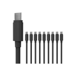 ChargeTech - USB / power cable - Micro-USB Type B (M) - 5 V - 2.4 A - retractable