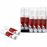 Scotch Glue Stick, .28 oz, 18-Pack - 0.28 oz - 18 / Pack - White