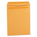 Universal Self-Stick File-Style  12 1/2in x 9 1/2in Manila Envelopes, Self-Adhesive Closure, Brown Kraft, Box Of 250